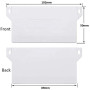 ProLeo Lot de 10 rideaux à lamelles - Plaque de lestage - Accessoire de rechange - Poids pour stores verticaux - Poids : 89 mm (
