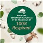 Vania | Protège-slips Protection Voile 100 % Coton Bio Long (boîte de 24 pièces) – Protège-lingeries sans parfum et sans coloran
