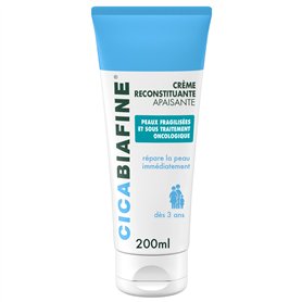Cicabiafine | Crème Reconstituante Apaisante (tube de 200 ml) – Crème pour peaux fragilisées et sous traitement oncologique – Cr