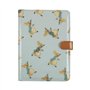PETIT JOUR - Protège Carnet De Santé Pour Enfant - Pochettes Intérieures - Fabriqué En Toile Cirée - Motifs Famille Pierre Lapin