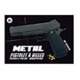 Pistolet a Billes 23 cm Metal Noir Spring 0.300 Joules Vente Interdite Aux Personnes Âgées De Moins De 14 Ans…