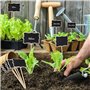 Étiquette de Jardin 30 Pieces T-Type Étiquettes Plantes en Boi Imperméable Etiquettes de Plantes en Ardoise pour Jardin Graines 
