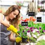 Étiquette de Jardin 30 Pieces T-Type Étiquettes Plantes en Boi Imperméable Etiquettes de Plantes en Ardoise pour Jardin Graines 