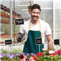 Étiquette de Jardin 30 Pieces T-Type Étiquettes Plantes en Boi Imperméable Etiquettes de Plantes en Ardoise pour Jardin Graines 