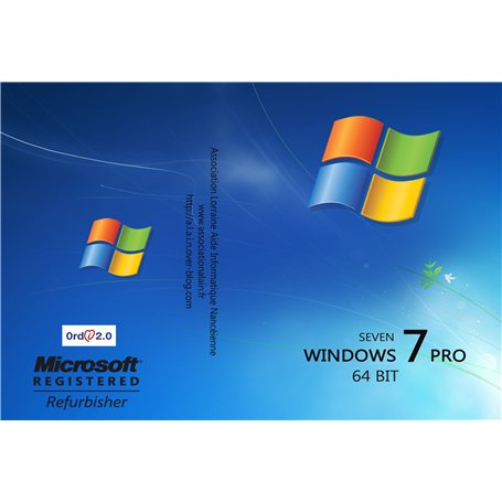 Windows 7 Professionnel OEM 64 bits - 1 poste