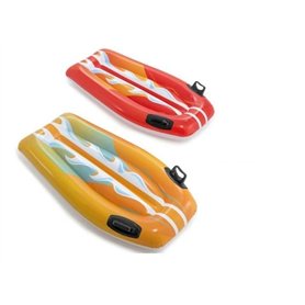 LP Divertissements Lot de 3 - Bodyboard Gonflable à poignées Mix 112x62cm