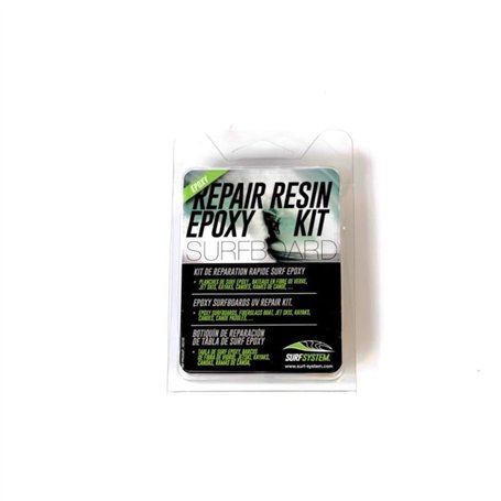SURF SYSTEM Kit de réparation pour planche de surf époxy 30 ml Résine époxy Fiberfill Bâtons de mélange