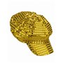 Generique - Casquette Disco à Sequins Or Adulte