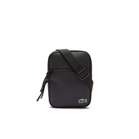 Lacoste sac porté épaule Lcst Homme Noir
