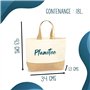 Sac loto J'peux pas | Cabas de Plage Courses Coton et Toile de Jute Idée Cadeau