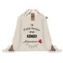 Planetee Sac à dos avec pochette Petit Bazar d'un Kenzo d'amour | Sac de Sport et Gym avec cordelettes en Toile | Idée Cadeau Co