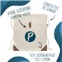 Planetee Sac à dos avec pochette Petit Bazar d'un Kenzo d'amour | Sac de Sport et Gym avec cordelettes en Toile | Idée Cadeau Co