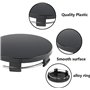 lvjiena 4 pièces Cache Moyeu pour Maserati Levante Quattroporte Ghibli Granturismo 55 mm, Haute Qualité ABS Étanche Capuchons de