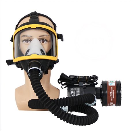 Maxs Électrique à débit constant alimenté en air masque à gaz facial complet outil de peinture en aérosol système de respirateur