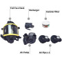 Maxs Électrique à débit constant alimenté en air masque à gaz facial complet outil de peinture en aérosol système de respirateur