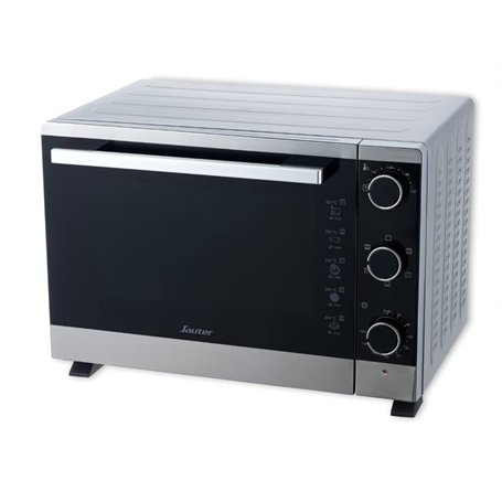 SAUTER SMF30MX – Mini four Multifonction – Capacité 30L – 5 positions de cuisson – 1500W – Chaleur tournante – Accessoires : Tou