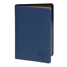 Exacompta - 5105242E - Porte-cartes Denim - 7 x 10 cm - Coloris bleu