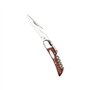 LAGUIOLE Couteau Pliant regroupant 3 Fonctions - Couteau - Décapsuleur - Tire-Bouchon - Bois de Rose - Belle boîte Cadeau