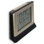 FISHTEC - Réveil Numérique Réveil Digital 13CM Radio Piloté – Ecran LCD avec Rétroéclairage Bleu - Grands Chiffres - Alarme avec