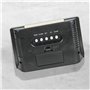 FISHTEC - Réveil Numérique Réveil Digital 13CM Radio Piloté – Ecran LCD avec Rétroéclairage Bleu - Grands Chiffres - Alarme avec