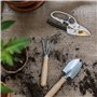 FISHTEC Sécateur de Jardin Titane à Crémaillère - Poignée Ergonomique Antidérapant, Coupe Nette et Franche Sur Enclume, Branches