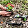 Tarière pour Perceuse Jardin Ø 90 mm - Foret Perceuse Ø embout 8 mm - Longueur Mèche 25 cm - Foret en Acier pour Creuser Rapidem
