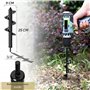 Tarière pour Perceuse Jardin Ø 90 mm - Foret Perceuse Ø embout 8 mm - Longueur Mèche 25 cm - Foret en Acier pour Creuser Rapidem