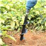 Tarière pour Perceuse Jardin Ø 90 mm - Foret Perceuse Ø embout 8 mm - Longueur Mèche 25 cm - Foret en Acier pour Creuser Rapidem