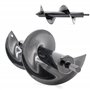 Tarière pour Perceuse Jardin Ø 90 mm - Foret Perceuse Ø embout 8 mm - Longueur Mèche 25 cm - Foret en Acier pour Creuser Rapidem
