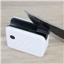 FISHTEC - Aiguiseur "QuickSharp" Électrique Rechargeable pour Couteaux en Acier - Roue d'Aiguisage en Pierre de Corindon - Doubl