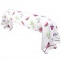 Linnea Taie de traversin 200x43 cm 100% Coton Pretty Blanc