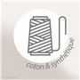 Linnea Pack Premium Couette Hiver 120x150 garnissage 100% Polyester 300 g/m2 et Oreiller 40x60 cm Gavroche Blanc