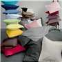 Linnea Taie de traversin uni 230X43 cm 100% Coton Alto Bleu Jean
