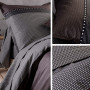 Linnea Taie de traversin 240x43 cm Satin de Coton Enzo Noir