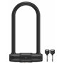 CASR Antivol U XL - Cadenas à Clé Certifié FUB 2 Roues - Acier Trempé Robuste Anti-Corrosion - Universel Vélo