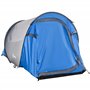 Outsunny Tente Pop up Montage instantané - Tente de Camping 2 pers. - 1 Porte + 2 fenêtres - dim. 2