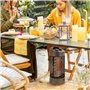 Outsunny Chauffage électrique infrarouge 6 à 8 m² et IP54 chauffage d'appoint sans CO₂ chauffage extérieur chauffage de jardin o