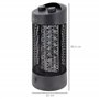 Outsunny Chauffage électrique infrarouge 6 à 8 m² et IP54 chauffage d'appoint sans CO₂ chauffage extérieur chauffage de jardin o
