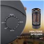 Outsunny Chauffage électrique infrarouge 6 à 8 m² et IP54 chauffage d'appoint sans CO₂ chauffage extérieur chauffage de jardin o
