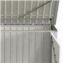 Outsunny Abri Cache Poubelle Double avec Deux Portes et Ouverture Dessus en Acier galvanisé - 178,5 x 104,5 x 128,5/113 cm Vert