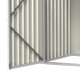 Outsunny Abri Cache Poubelle Double avec Deux Portes et Ouverture Dessus en Acier galvanisé - 178,5 x 104,5 x 128,5/113 cm Vert