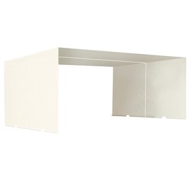 Outsunny Toile de Rechange pergola rétractable de 5 x 2