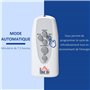 HOMCOM Ventilateur sur pied Ø 42cm 50W télécommande minuterie 3 modes 3 vitesses écran LED puissant silencieux hauteur réglable 