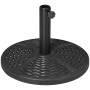 Outsunny Pied de Parasol Base de lestage Parasol Ø 45 x 33H Poids Net 9 kg Noir
