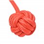 Outsunny Parcours d'obstacles Ninja pour Enfants 30 Accessoires 10 m de Slackline et Sac de Transport Bleu Noir Rouge