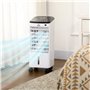 HOMCOM Climatiseur refroidisseur d'air ventilateur humidificateur 3 en 1 sur roulettes télécommande 3 modes 3 vitesses minuterie