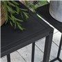 Outsunny Lot de 2 supports pot de fleurs supports pour plantes encastrables structure en acier 2 hauteurs différentes 58,5 et 65
