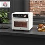 HOMCOM Four électrique multifonction de table Mini four grille-pain 13L 1200W Friteuse à air avec 12 modes de chauffage Minuteri