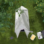 Outsunny Tente de Camping avec Double Toit 2000mm et Sac de Transport, Tente Tunnel étanche légère ventilée Facile à Monter, dim