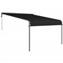 Outsunny Pergola adossée rétractable dim. 4L x 3l x 2